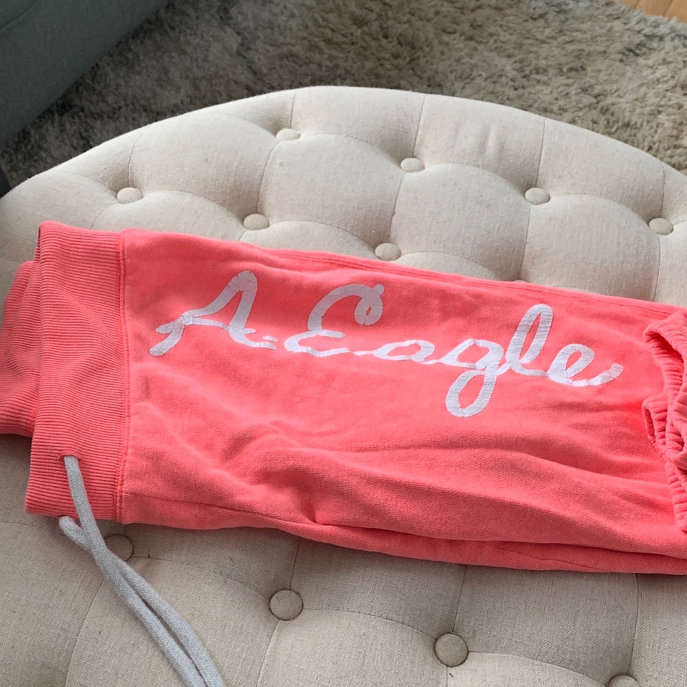 American Eagle Outfitters Coral Joggers